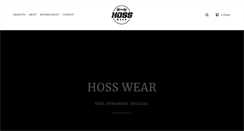 Desktop Screenshot of hosswear.com