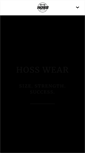 Mobile Screenshot of hosswear.com